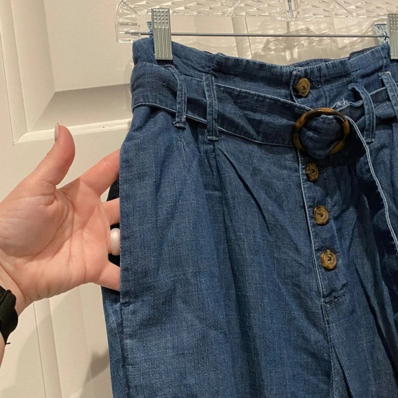 Abercrombie & Fitch High Waist Wide Leg Button Fly Jeans 16605 - Picture 4 of 13